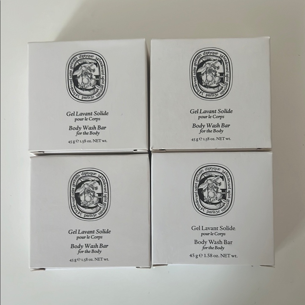 Diptyque White Body Wash Bar Collection